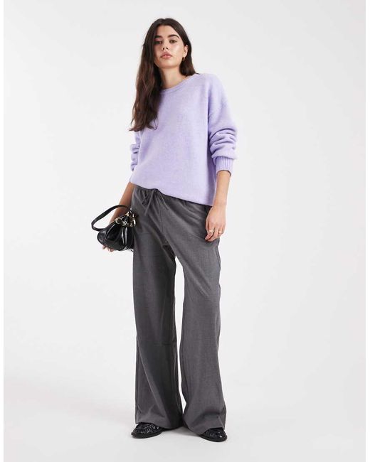 Cotton On Purple Luxe Crew Neck Sweater