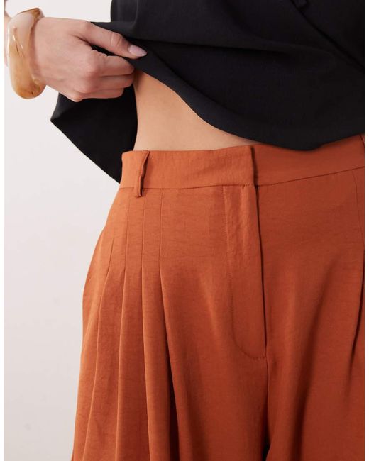 Miss Selfridge Orange Tailored Balloon Trouser