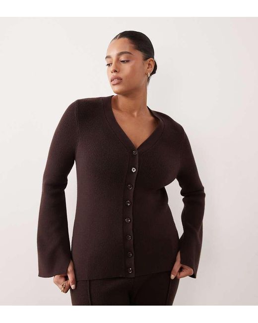 ASOS Asos Design Curve in het Brown