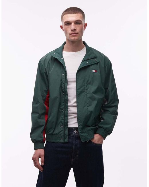 Tommy Hilfiger Green Heritage Flag Jacket for men