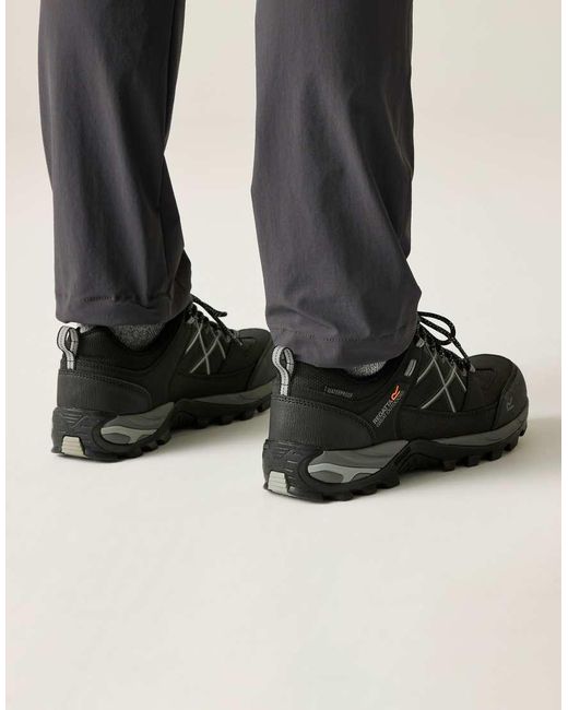 Regatta Black Samaris Iii Technical Waterproof Low Walking Boots for men