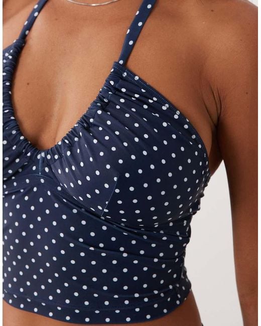 Peek & Beau Blue Tankini Top