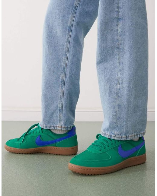 Nike Blue Field General Trainers for men
