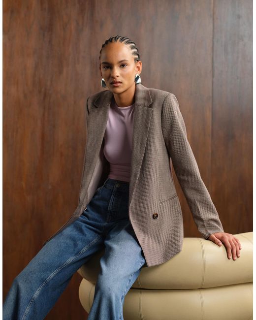 Mango Brown Classic Blazer