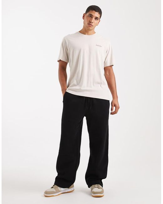 Jack & Jones White T-shirt With Script Logo for men
