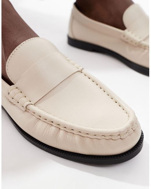 Schuh White – lea – loafer aus leder