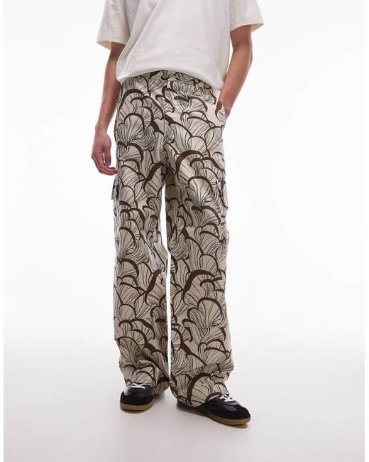 DOUBLE A by WOOD WOOD White Robert Cargo Trousers Co-ord for men