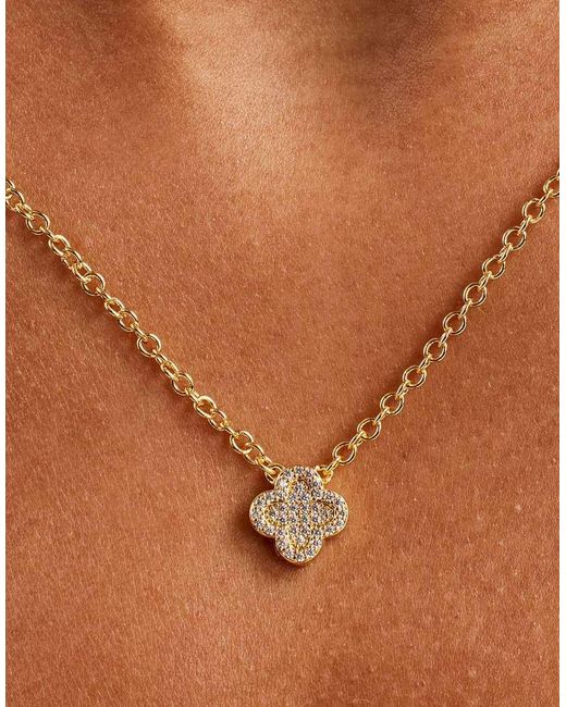 CERNUCCI Metallic Iced Motif Necklace
