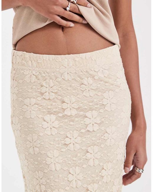ONLY Natural Lace Skirt