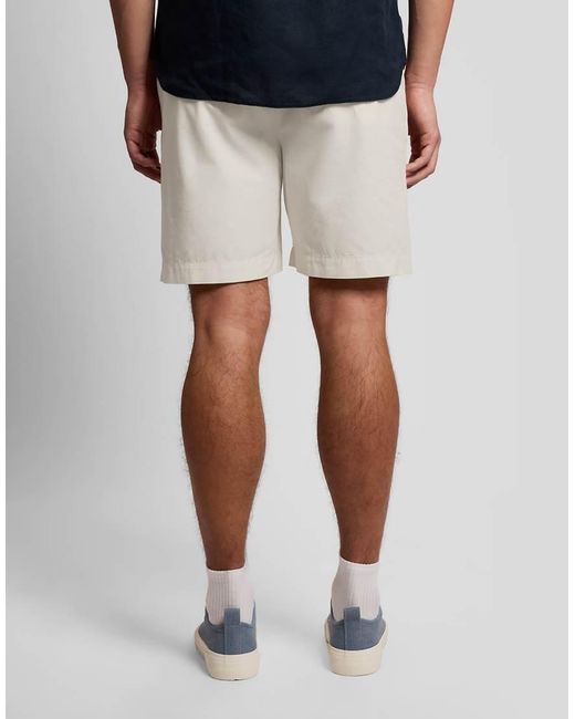 Lyle & Scott Blue Shorts Superfine Chino Shorts for men