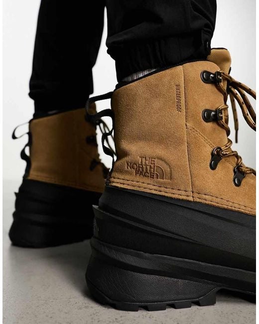The North Face Black Chilkat V Lace Up Waterproof Hiking Boots for men