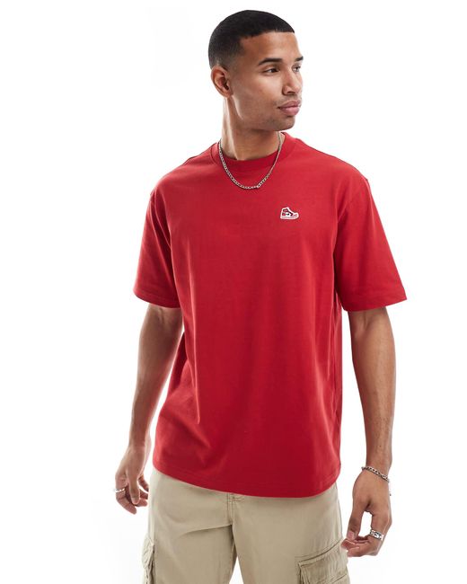 Nike – t-shirt in Red für Herren