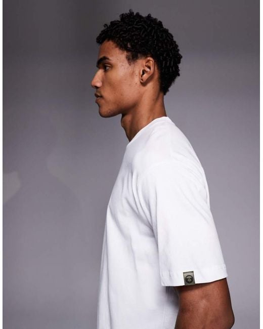 Aape By A Bathing Ape Gray Aape By A Bathing Ape Aaper T-shirt for men