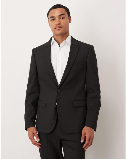ASOS Black Slim Suit Jacket for men