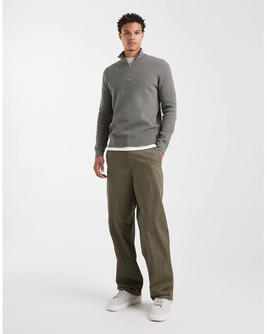 ASOS Green Loose Chinos for men