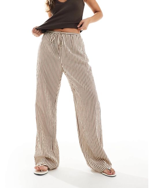 New Look Natural – weit geschnittene hose