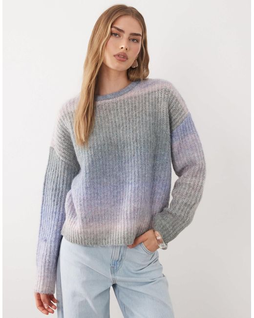 Pull ras Cotton On en coloris Gray