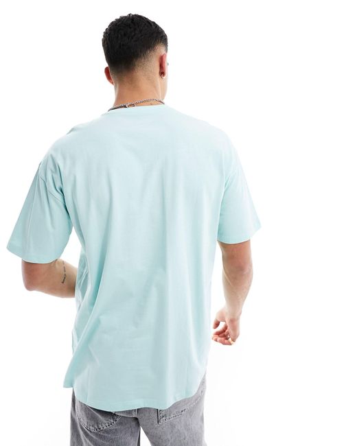 New Look Blue Oversized T-shirt for men