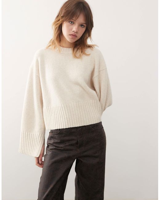Monki Natural – strickpullover
