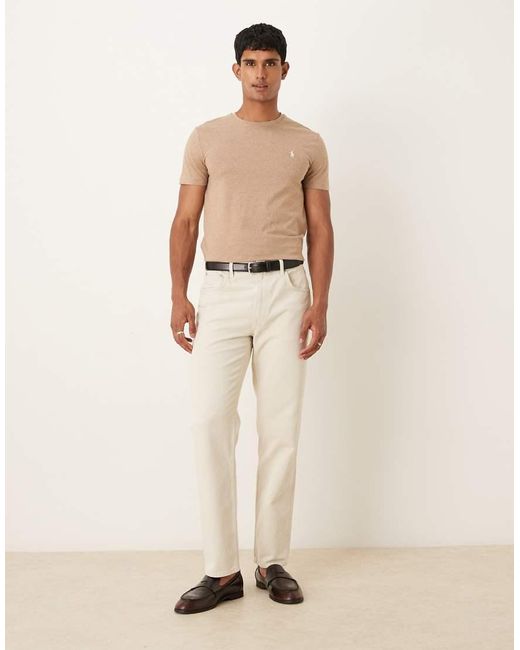 Polo Ralph Lauren Natural Icon Logo Custom Fit T-shirt for men