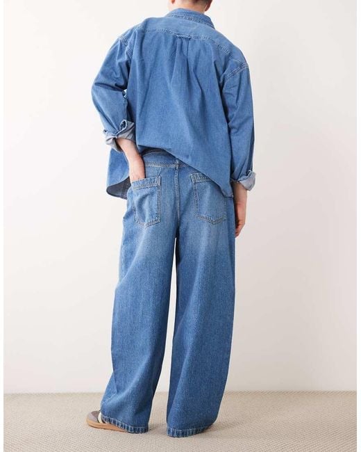 Jack & Jones Blue Joey Barrel Jeans for men