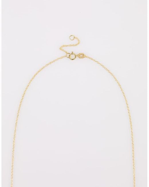 Lovisa Natural Plated Sterling Cubic Zirconia Cross Necklace