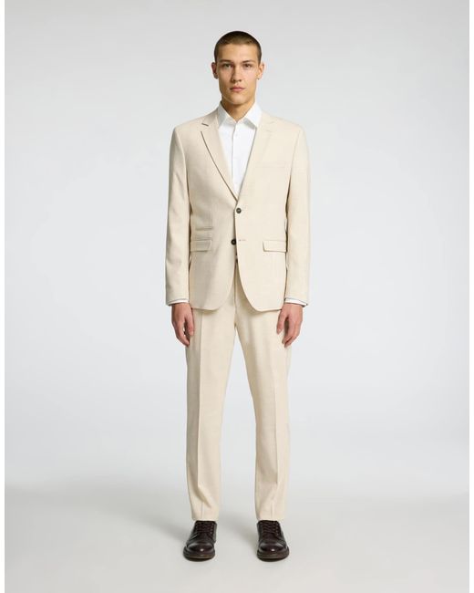 SELECTED – anzughose in Natural für Herren