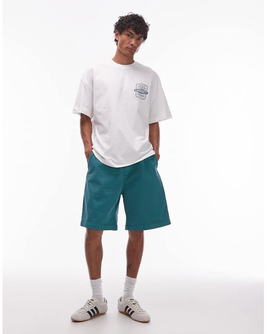 Carhartt Green Floyde Relaxed Fit Short for men
