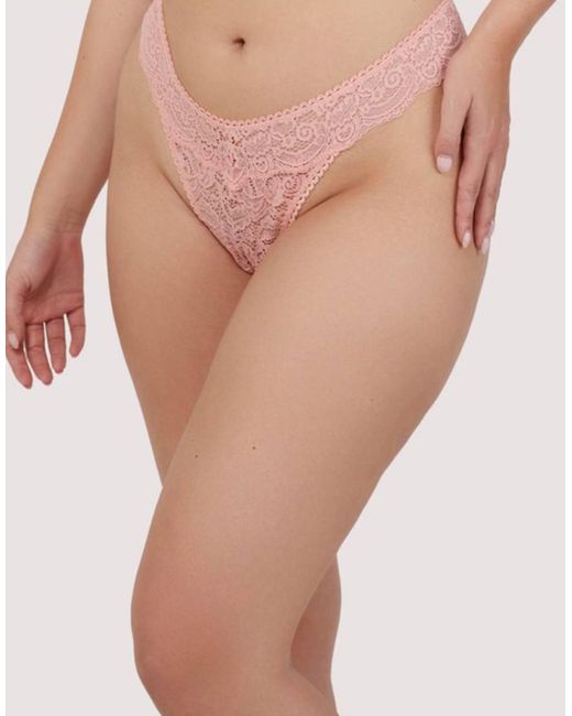 Playful Promises Natural Ariana Everyday Comfort Lace Thong