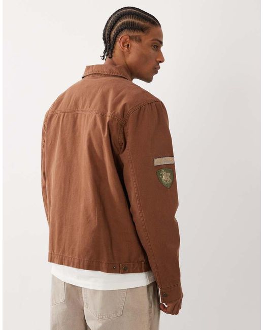 Cotton On Brown Garage Jacket
