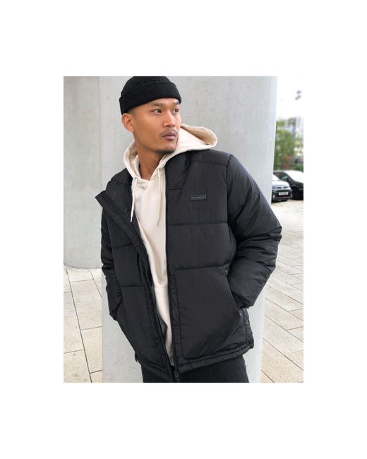 mens padded puffer jacket