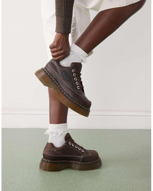 Dr. Martens Brown Buzz 5 Eye Shoes