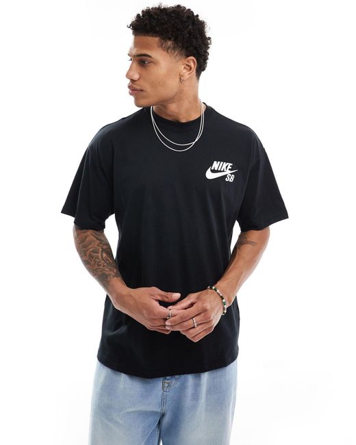 Nike – t-shirt in Black für Herren