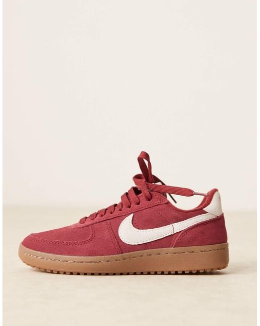 Nike Black Field General Suede Trainers
