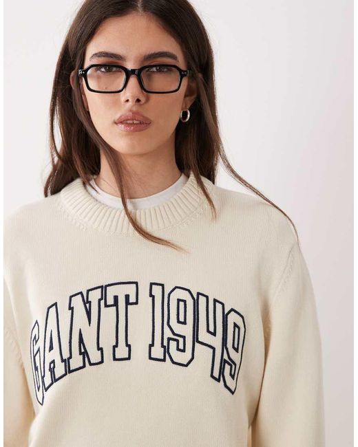 Gant Natural Cotton C-Neck T-Shirt