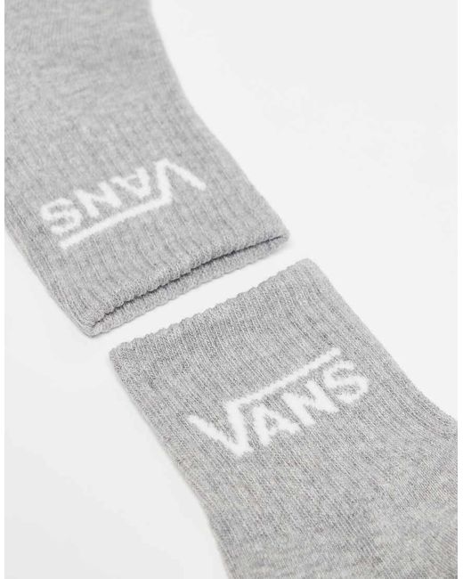 Vans White 3-pack Classic Crew Socks