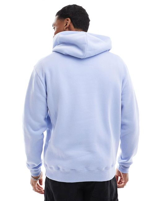 Hollister – locker geschnittener kapuzenpullover in Blue für Herren