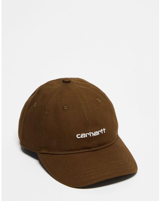 Cappellino con scritta di Carhartt in Brown
