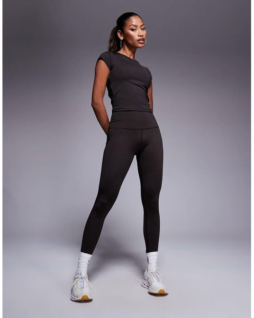 4505 Blue Run High Waist Legging With Zip Phone Pocket