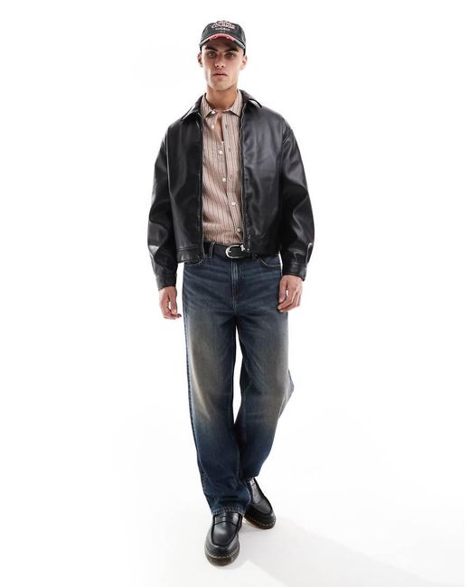 Bomber di Pull&Bear in Blue da Uomo