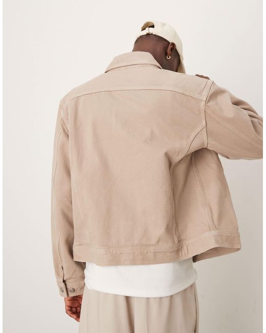 ARKET Natural Rigid Denim Trucker Jacket for men