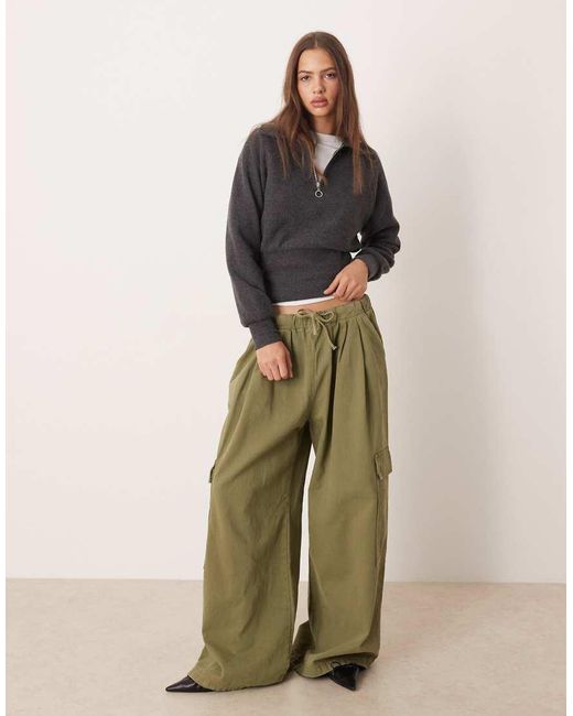 ASOS Gray Super Soft Cinched Zip Through Jumper