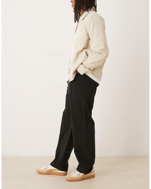 Pantaloni Comodi Neri di ARKET in Black da Uomo