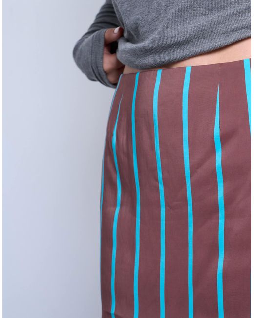 TOPSHOP Multicolor A-line Mini Skirt