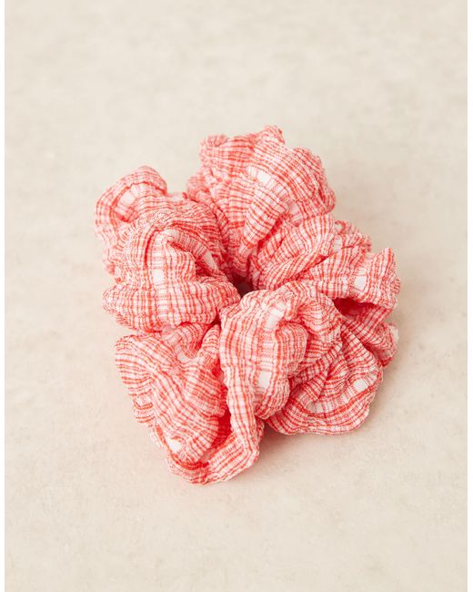 ASOS Pink Bubble Textu Scrunchie