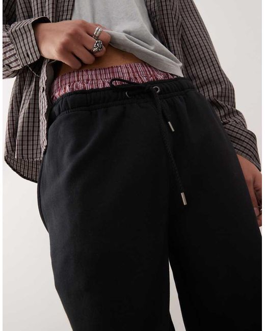 Collusion Black Joggers for men