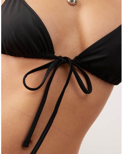 Weekday Natural Mix & Match Triangle Bikini Top