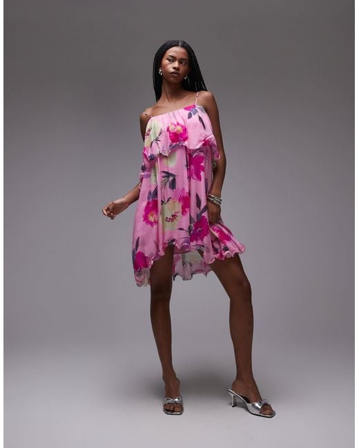 sachin and babi light blue dress WOW!NITE - Short-Sleeve Cold Shoulder Chiffon Mini A-Line Dress