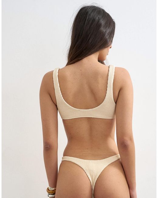 Tara - bas TOPSHOP en coloris Natural