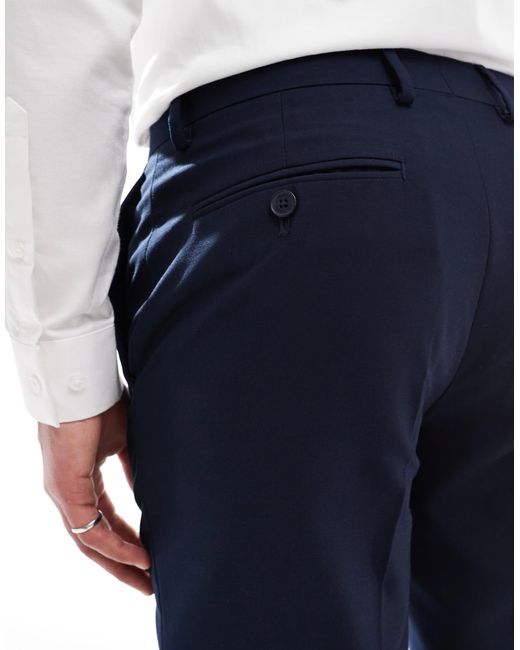 French Connection Blue French Connection Formal Suit Pants for men